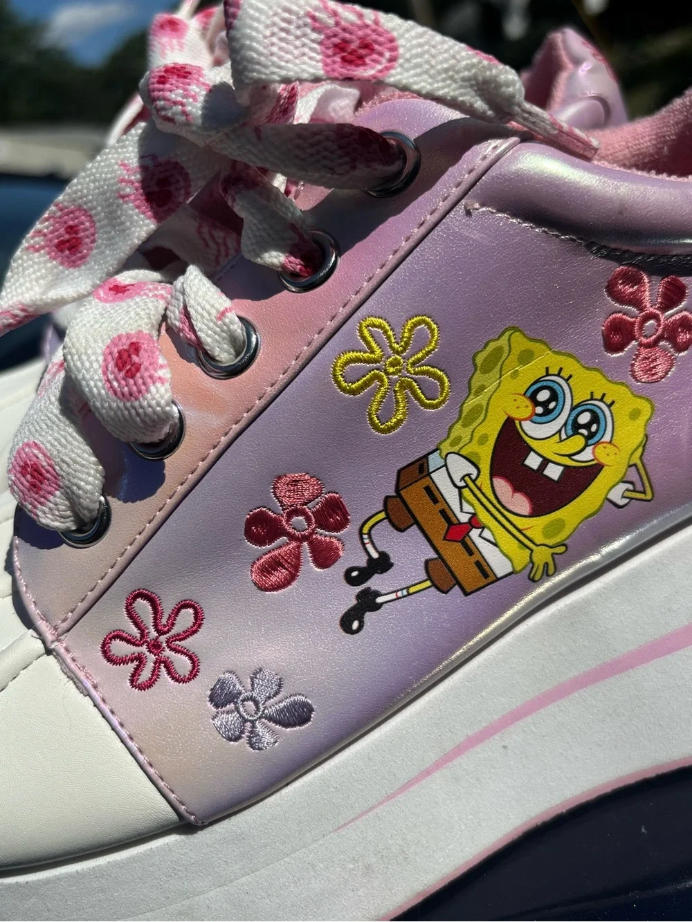 DOLLS KILL x SPONGEBOB PLATFORM SNEAKERS SZ 9 WOMEN